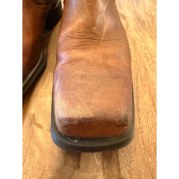 Ariat Mens Sport Western Chelsea Boots Brown Leather Square Toe  Size 11D main image 7